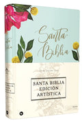 Rvr60, Santa Biblia, Edición Artística, Tapa Dura/Tela, Floral, Arte Con Bordes Dorados, Palabras de Jesús En Rojo, Comfort Print - Hardcover
