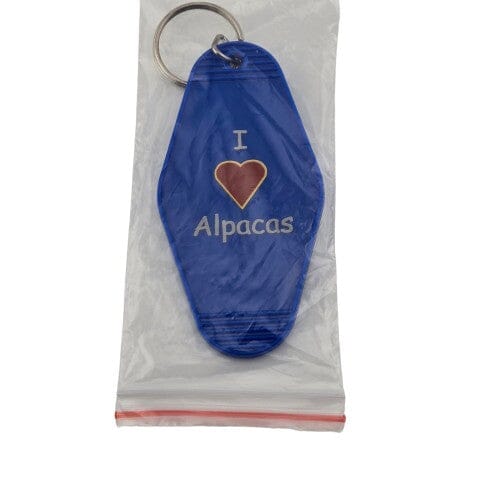 Alpaca Vintage Motel Keychain Souvenir