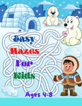 Easy Mazes For Kids: Activity mazes book, Ages 4-8 - Paperback