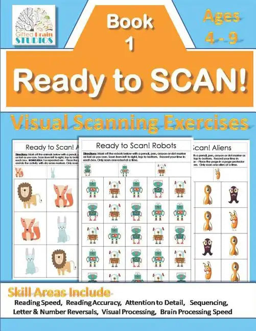 Ready to Scan! Beginners: Visual Scanning Exercises for Young Students - Paperback