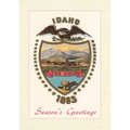 Vintage Lined Notebook Season's Greetings, State Seal - Paperback