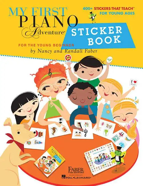 My First Piano Adventure Sticker Book - Paperback