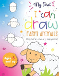 My First I can draw Farm Animals Dog, Horse, cow, and many more Ages 5 and up: Fun for boys and girls, PreK, Kindergarten, Farm Animals, Sketchbook, E - Paperback