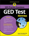 GED Test: 1,001 Practice Questions for Dummies - Paperback