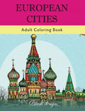 European Cities: Adult Coloring Book - Hardcover