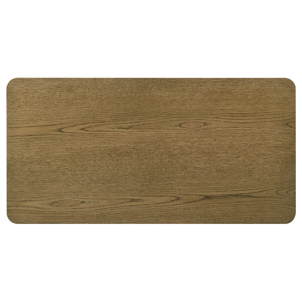Castlewood Engineered Wood Cocktail Coffee Table Brown Oak