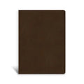 CSB Single-Column Wide-Margin Bible, Brown Leathertouch - Imitation Leather