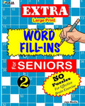 EXTRA Large Print WORD FILL-INS FOR SENIORS: Vol. 2 - Paperback