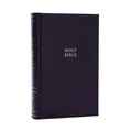 NKJV Personal Size Large Print Bible with 43,000 Cross References, Black Hardcover, Red Letter, Comfort Print - Hardcover