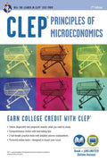 Clep(r) Principles of Microeconomics Book + Online - Paperback