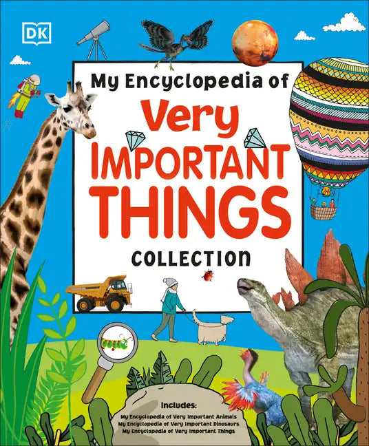 My Encyclopedia of Very Important Things Collection: 3-Book Box Set for Kids Ages 5-9, Including General Knowledge, Animals, and Dinosaurs - Hardcover