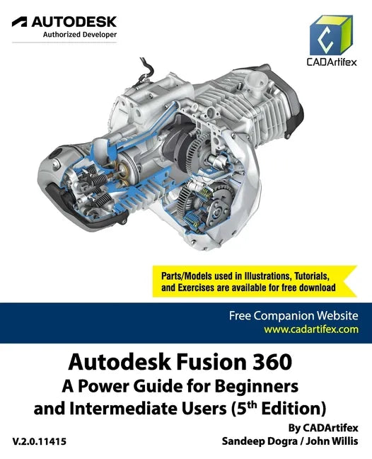 Autodesk Fusion 360: A Power Guide for Beginners and Intermediate Users (5th Edition) - Paperback