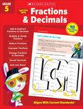 Scholastic Success with Fractions & Decimals Grade 5 Workbook - Paperback