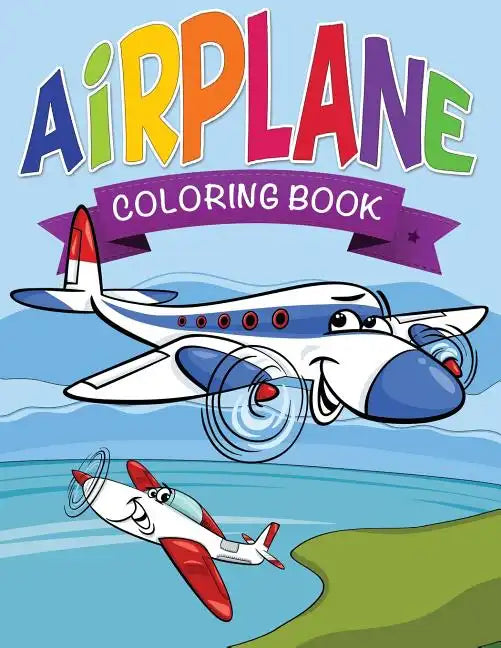 Airplane Coloring Book for Kids - Paperback