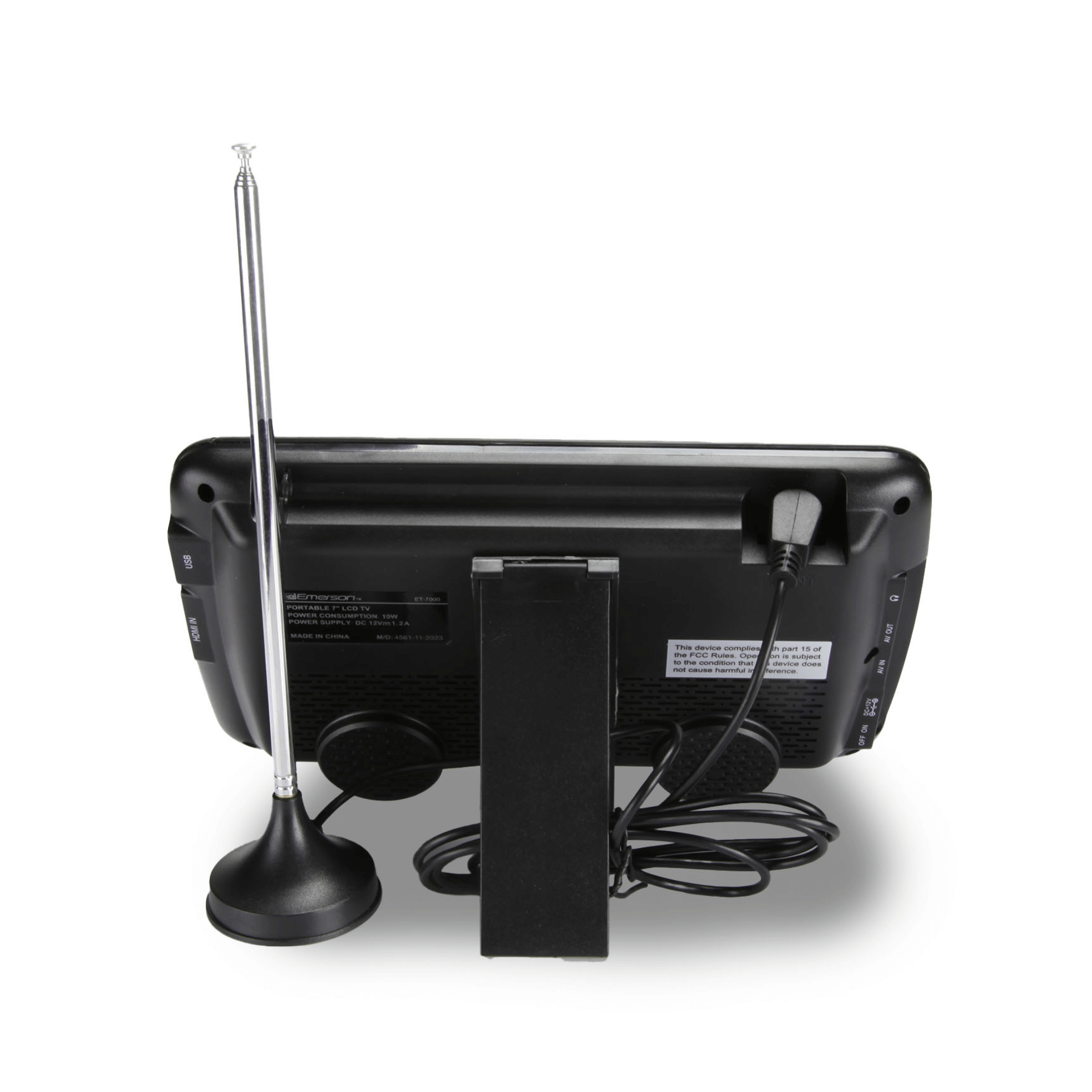 Emerson Portable 7" TV and Digital Multimedia Player with Built-In Battery