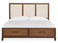 Ridgefield - Complete Panel Storage Bed With Upholstered Headboard