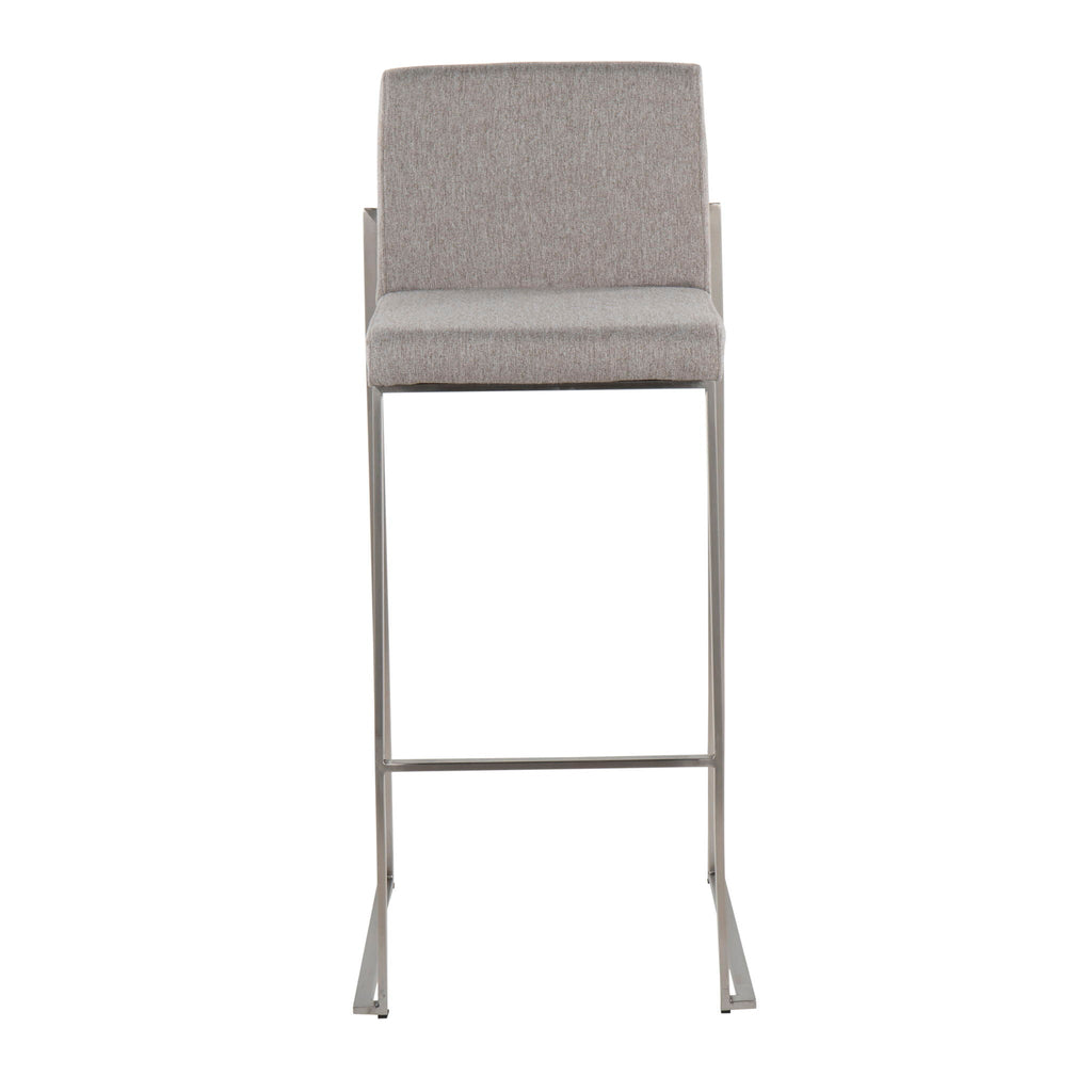 Fuji - Contemporary And Modern Elegance High Back Barstool