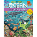 Creatures of the Ocean Sticker Poster: Includes a Big 15 X 28 Pull-Out Poster, 50 Colorful Animal Stickers, and Fun Facts - Paperback