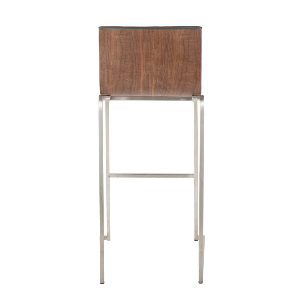 Mason Mara - Contemporary Fixed Height Barstool (Set of 2)