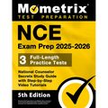 NCE Exam Prep 2025-2026 - 3 Full-Length Practice Tests, National Counselor Secrets Study Guide with Step-by-Step Video Tutorials: [5th Edition] - Paperback