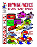 Rhyming Words Shape Flash Cards - Paperback