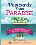 Postcards From Paradise: An Activity & Coloring Book for Adults on Holiday - Paperback