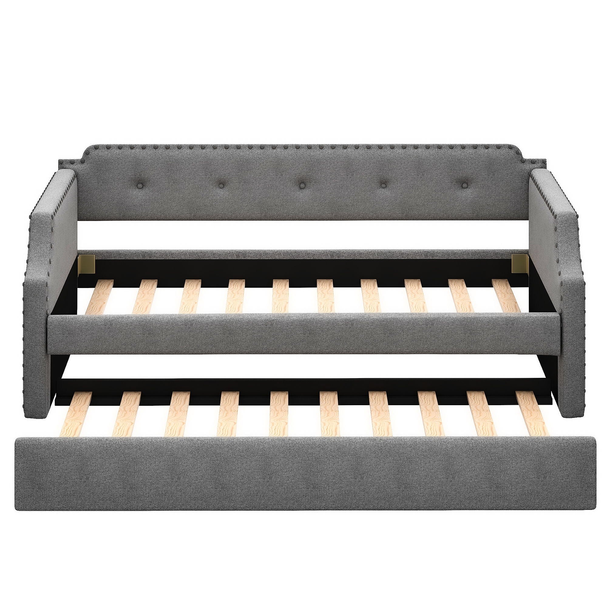 Upholstered Daybed With Trundle