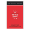 Prose Essays Poems: Gottfried Benn - Paperback