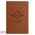 KJV Explorer Bible for Kids, Brown Leathertouch: Placing God's Word in the Middle of God's World - Imitation Leather