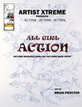 All Girl Action Pose Reference Book - Paperback