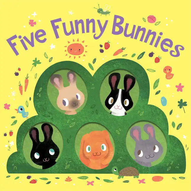 Five Funny Bunnies Board Book: An Easter and Springtime Book for Kids - Board Book