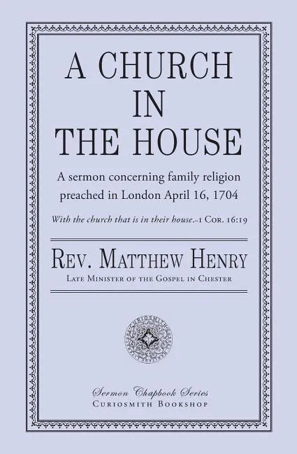 A Church in the House - Paperback