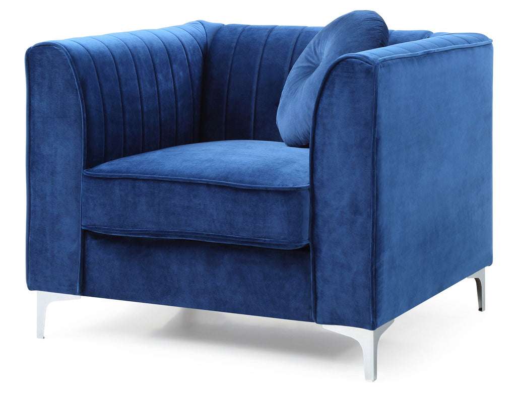 Contemporary Sloped Armchair