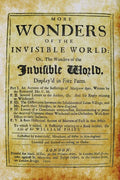 More Wonders of the Invisible World - Paperback