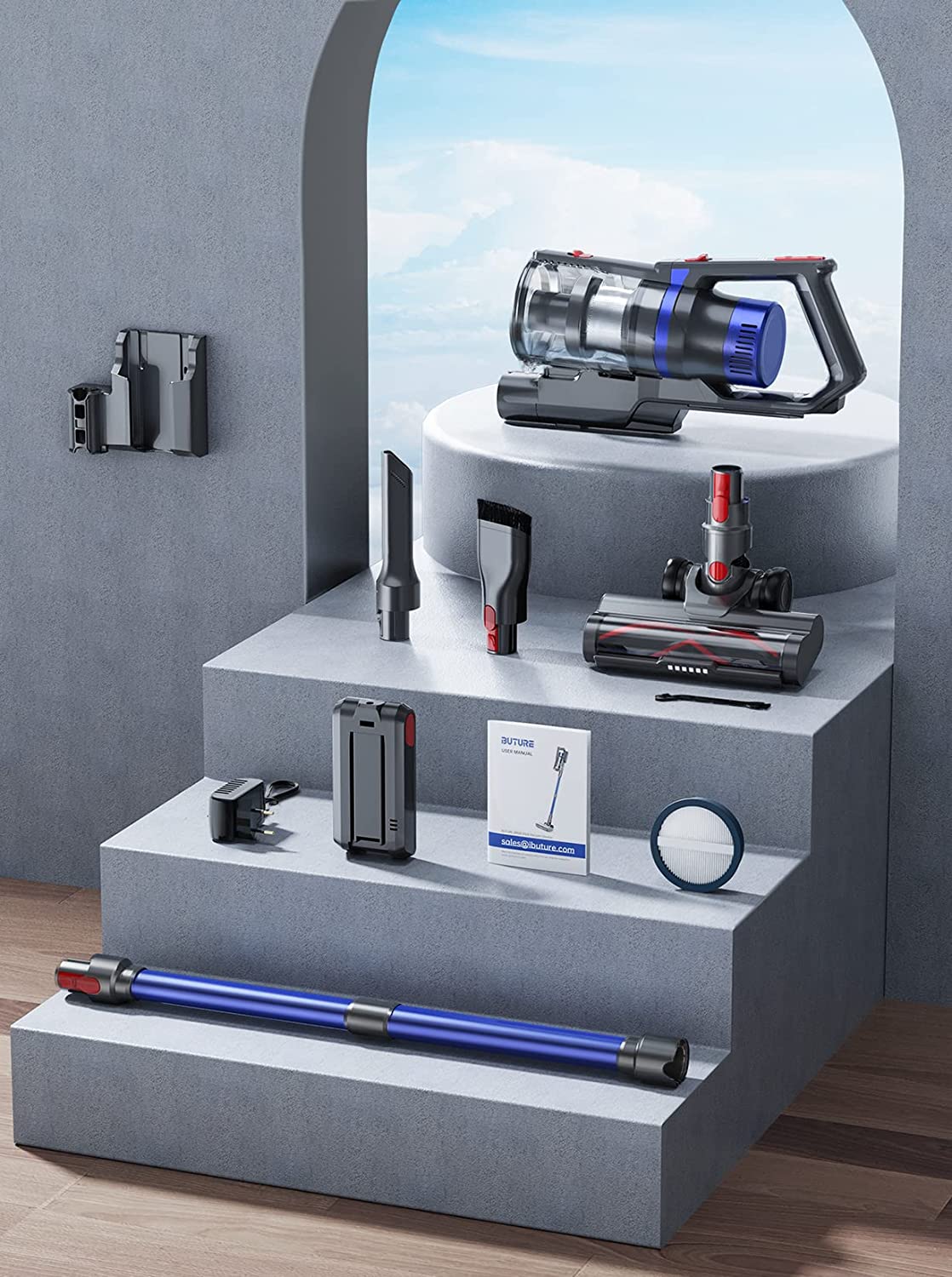 Buture JR500 Cordless Vacuum Cleaner
