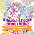 Angels of Peace and Calm Angel Mandala Coloring for Seniors - Paperback