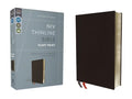 NIV, Thinline Bible, Giant Print, Bonded Leather, Black, Red Letter Edition - Bonded Leather