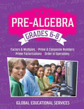 Pre-Algebra: Grades 6-8: Factors, Multiples, Prime & Composite Numbers, Prime Factorizations, Order of Operations - Paperback