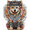 Zen Pups Mandalas: Tranquil Canine Coloring Adventures for Adults - Paperback
