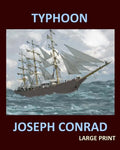 TYPHOON JOSEPH CONRAD Large Print: Large Print - Paperback