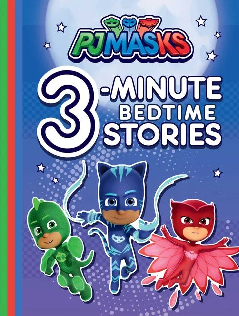 Pj Masks 3-Minute Bedtime Stories - Hardcover