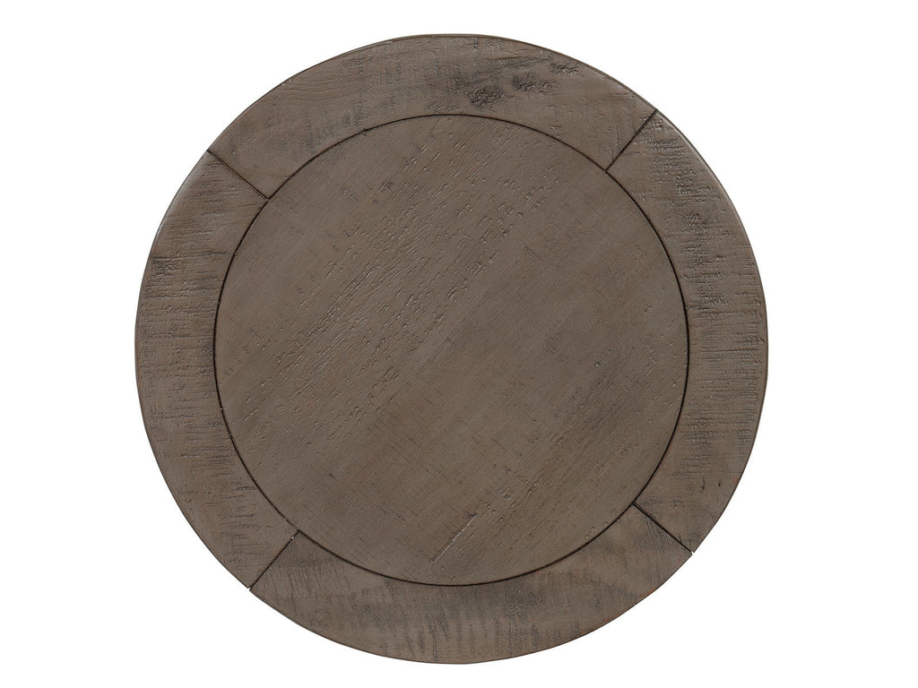 Paxton Place - Round Accent End Table - Dovetail Gray