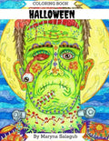 Halloween coloring book - Paperback