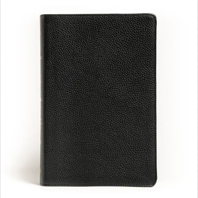 NASB Large Print Personal Size Reference Bible, Black Genuine Leather - Leather