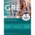 GRE Test Prep 2024-2025: 5 Practice Exams and GRE Study Guide Book - Paperback