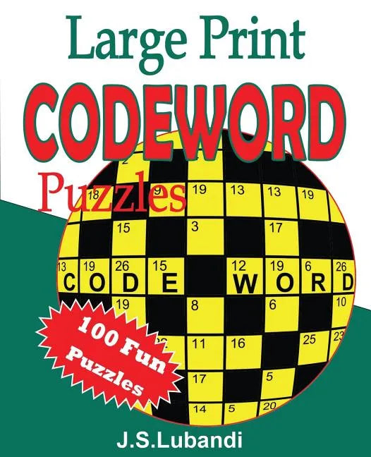 Large Print Codeword Puzzles - Paperback