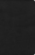 CSB Large Print Personal Size Reference Bible, Black Leathertouch, Indexed - Imitation Leather