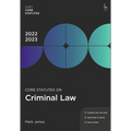 Core Statutes on Criminal Law 2022-23 - Paperback