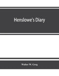 Henslowe's diary - Paperback