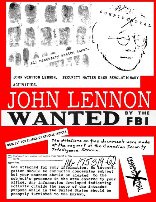 JOHN LENNON - Wanted by the FBI - Paperback